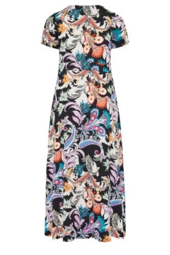 YOURS Curve Black Paisley Print V-Neck Midaxi Dress 11 YOURS Curve Black Paisley Print V-Neck Midaxi Dress -JOICY Clothing Shop 0150c069 057b 40 302224 Y