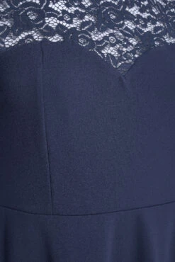 YOURS LONDON Curve Navy Blue Lace Sweetheart Midi Dress -JOICY Clothing Shop 039a8203 b9b8 49 162028 Z