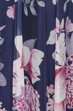 YOURS LONDON Curve Blue Floral Mesh Wrap Dress 9 YOURS LONDON Curve Blue Floral Mesh Wrap Dress -JOICY Clothing Shop 03a267be af7d 43 162118 Z