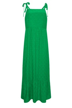 YOURS Curve Green Broderie Anglaise Maxi Dress -JOICY Clothing Shop 0493a74a 7b23 4a 137557 X