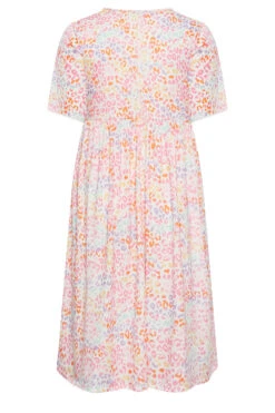 LIMITED COLLECTION Curve White Animal Print Midaxi Smock Dress -JOICY Clothing Shop 05240114 b5a5 4b 215706 Y
