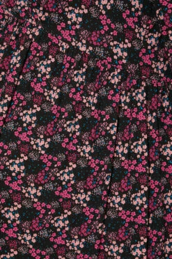 BUMP IT UP MATERNITY Curve Black Ditsy Print Tiered Wrap Dress -JOICY Clothing Shop 060e1144 4e8d 45 158372 Z