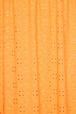 YOURS Curve Bright Orange Broderie Anglaise Maxi Dress -JOICY Clothing Shop 067387d5 941a 4c 137536 Z