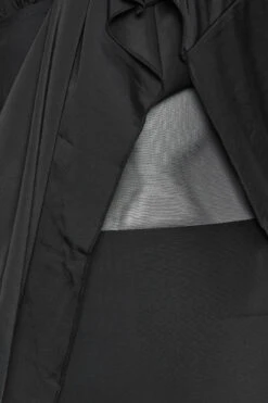 YOURS Curve Black Drawstring Shoulder Plunge Tummy Control Swim Dress -JOICY Clothing Shop 0915e62b f207 40 150270 Z