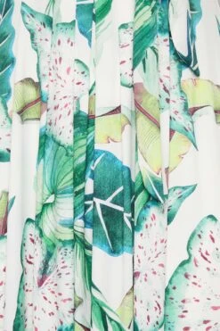 YOURS Curve White Leaf Print Maxi Wrap Dress 9 YOURS Curve White Leaf Print Maxi Wrap Dress -JOICY Clothing Shop 0abb08d2 ffca 42 302163 Z