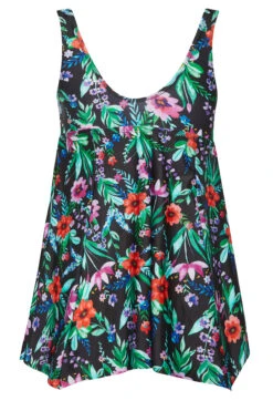 YOURS Curve Black Floral Print Tummy Control Swim Dress 11 YOURS Curve Black Floral Print Tummy Control Swim Dress -JOICY Clothing Shop 0c79e1c1 7bf4 4e 150267 Y