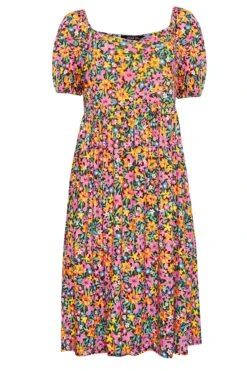 LIMITED COLLECTION Curve Yellow Floral Midaxi Dress 10 LIMITED COLLECTION Curve Yellow Floral Midaxi Dress -JOICY Clothing Shop 0cf94a9c 452e 45 215829 X