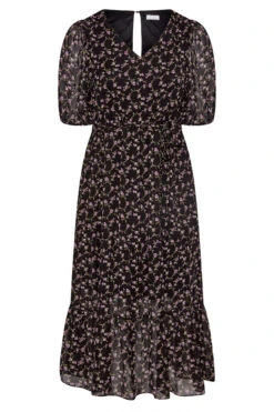 YOURS LONDON Curve Black Ditsy Smock Maxi Dress -JOICY Clothing Shop 0e0b10da 1579 4d 161123 X