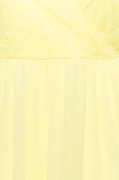 YOURS LONDON Curve Yellow Lace Detail Wrap Maxi Dress -JOICY Clothing Shop 11df3113 8d5f 42 161894 Z