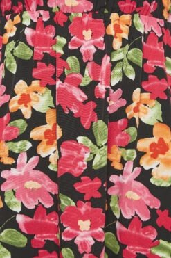 YOURS LONDON Curve Black Floral Bardot Ruffle Maxi Dress -JOICY Clothing Shop 1525f76e 4305 4b 161956 Z