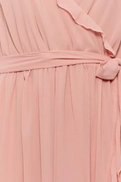 YOURS LONDON Curve Pink Ruffle Wrap Dress 9 YOURS LONDON Curve Pink Ruffle Wrap Dress -JOICY Clothing Shop 167647ab 8a82 4b 161887 Z