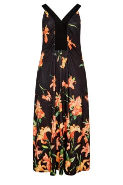YOURS LONDON Curve Black Floral Maxi Dress -JOICY Clothing Shop 17301042 3407 49 162184 X