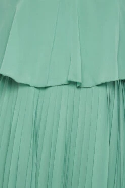 YOURS LONDON Curve Green Pleated Overlay Midi Dress -JOICY Clothing Shop 1cac722e 2a47 41 162119 Z