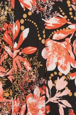 YOURS Curve Black & Orange Floral Print Wrap Maxi Dress 9 YOURS Curve Black & Orange Floral Print Wrap Maxi Dress -JOICY Clothing Shop 1fead935 49e6 4b 301901 Z