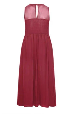 YOURS LONDON Curve Burgundy Red Lace Front Chiffon Maxi Dress 13 YOURS LONDON Curve Burgundy Red Lace Front Chiffon Maxi Dress -JOICY Clothing Shop 20756a57 82a7 4f 161504 Y