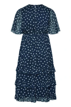YOURS LONDON Curve Navy Blue Polka Dot Ruffle Maxi Dress 10 YOURS LONDON Curve Navy Blue Polka Dot Ruffle Maxi Dress -JOICY Clothing Shop 24c617d2 1ddf 49 161144 BK