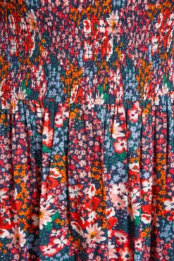 YOURS Curve Pink Floral Print Bardot Maxi Dress -JOICY Clothing Shop 2c2d8c0f a2c7 4a 137098 Z