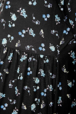 BUMP IT UP MATERNITY Curve Black Ditsy Floral Smock Dress -JOICY Clothing Shop 2c4685be 28fa 46 158296 S
