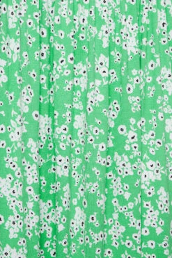 YOURS Curve Bright Green Ditsy Floral Smock Dress -JOICY Clothing Shop 2d1cd015 cb45 4c 302232 Z