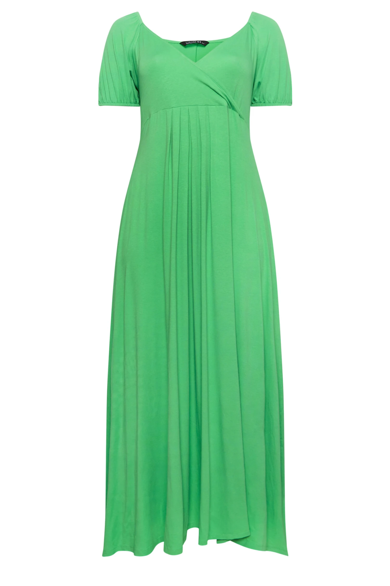 LIMITED COLLECTION Curve Green Wrap Maxi Dress 5 LIMITED COLLECTION Curve Green Wrap Maxi Dress - Image 5