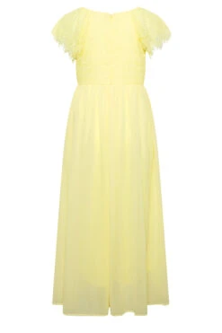 YOURS LONDON Curve Yellow Lace Detail Wrap Maxi Dress -JOICY Clothing Shop 3090f2b5 d35e 4c 161894 Y