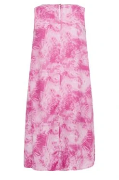 YOURS Curve Dark Pink Tie Dye Print Swing Dress -JOICY Clothing Shop 33df9ca9 f487 49 137448 Y