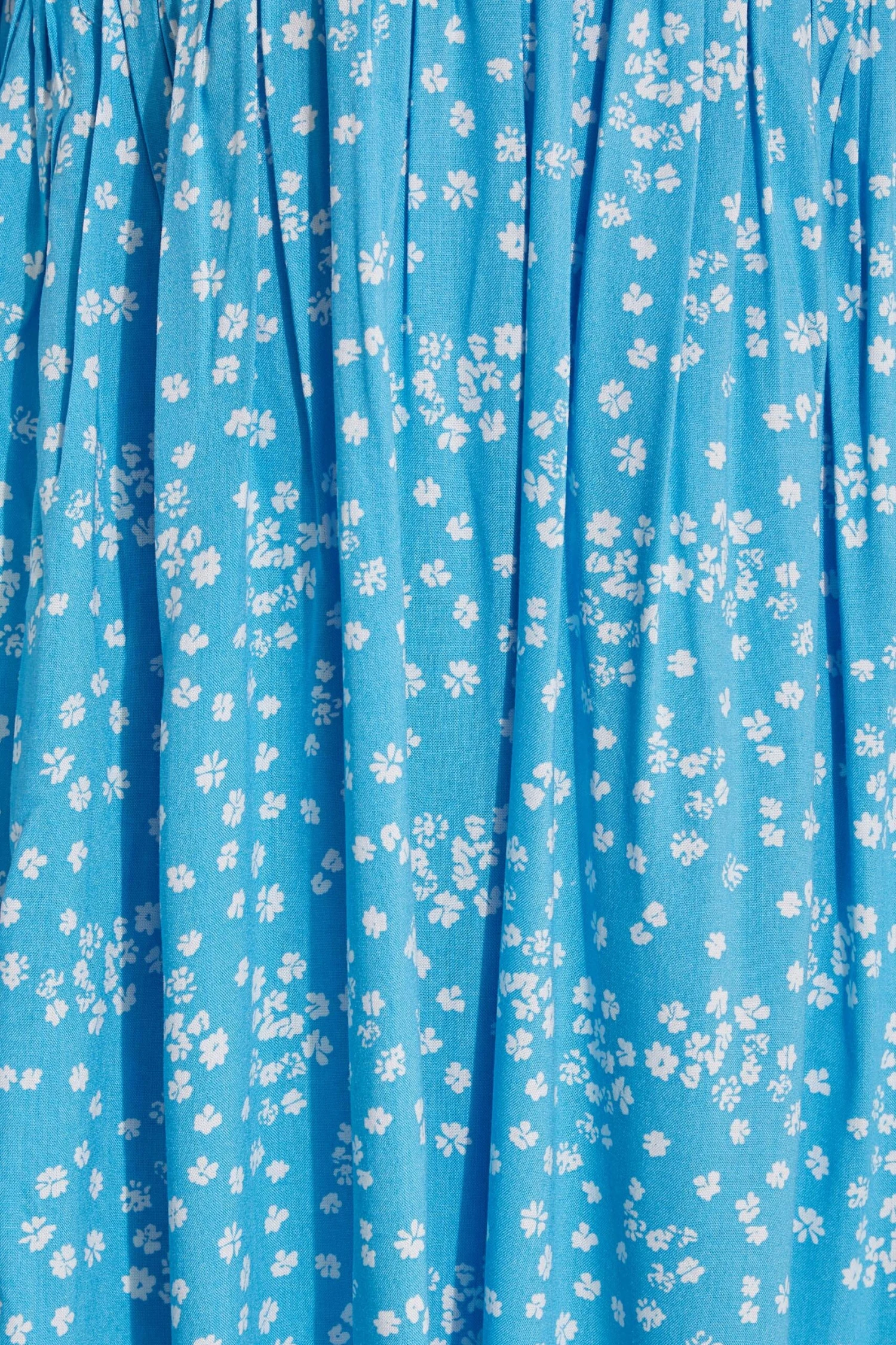 LIMITED COLLECTION Curve Blue Ditsy Wrap Dress 3 LIMITED COLLECTION Curve Blue Ditsy Wrap Dress - Image 3