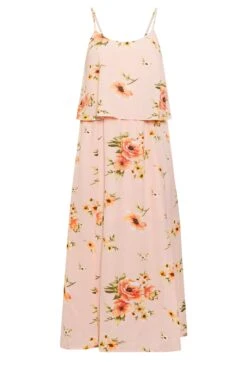YOURS LONDON Curve Light Pink Floral Overlay Maxi Dress -JOICY Clothing Shop 3750824f 1712 4e 161943 X