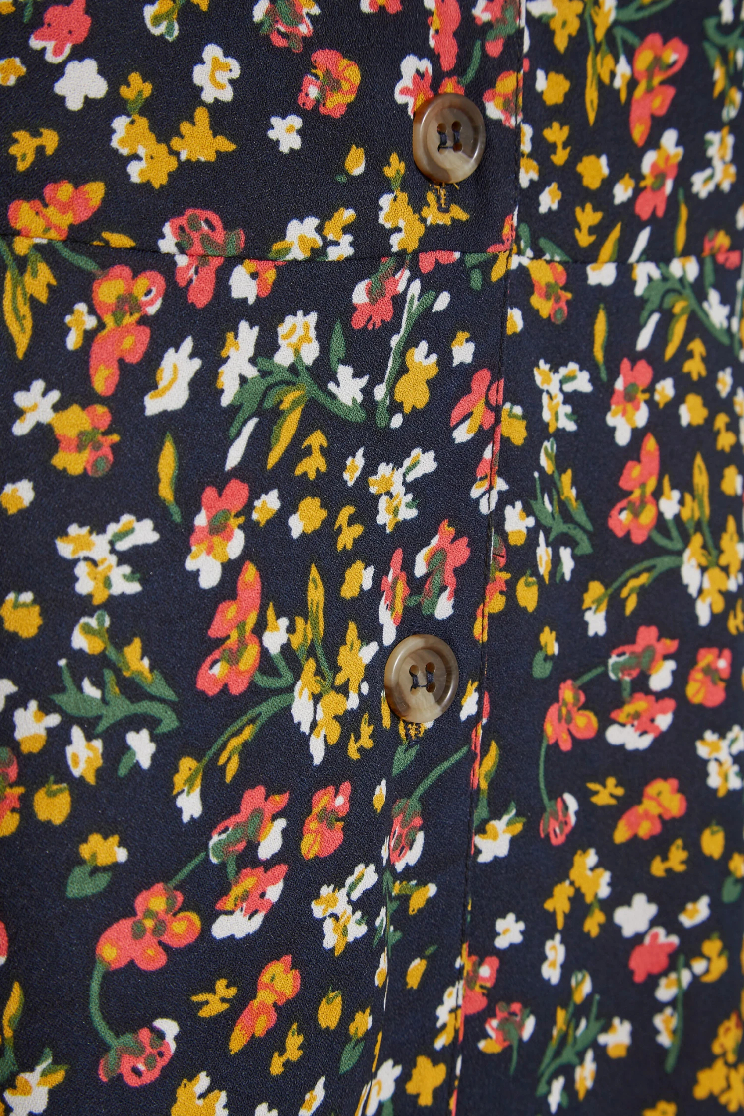 LIMITED COLLECTION Curve Navy Blue Floral Tea Dress 4 LIMITED COLLECTION Curve Navy Blue Floral Tea Dress - Image 4