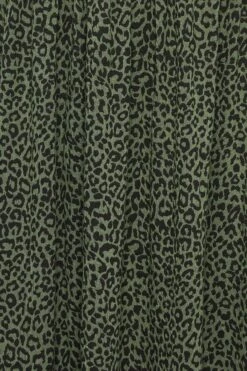 YOURS Curve Green Leopard Print Midi Smock Dress -JOICY Clothing Shop 435f0623 5aed 47 137563 Z