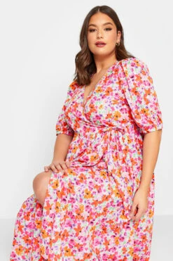 LIMITED COLLECTION Curve Purple Floral Wrap Midaxi Dress 10 LIMITED COLLECTION Curve Purple Floral Wrap Midaxi Dress -JOICY Clothing Shop 492fbc75 192b 4b 215506 D