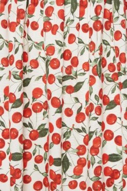 LIMITED COLLECTION Curve White Cherry Print Frill Maxi Dress -JOICY Clothing Shop 499f0529 b1be 40 215683 Z