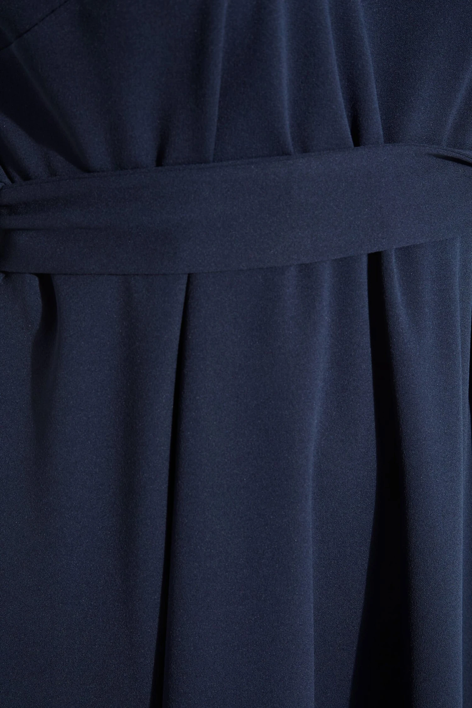 YOURS LONDON Curve Navy Blue Mesh Panel Skater Dress 4 YOURS LONDON Curve Navy Blue Mesh Panel Skater Dress - Image 4