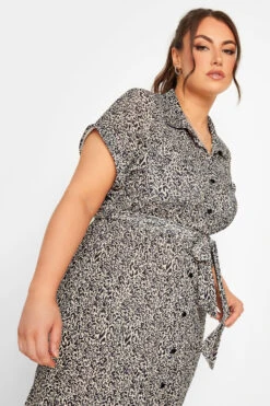 YOURS Curve Beige Brown Animal Print Spilt Hem Midaxi Shirt Dress 8 YOURS Curve Beige Brown Animal Print Spilt Hem Midaxi Shirt Dress -JOICY Clothing Shop 5059541d 1fab 45 302077 D