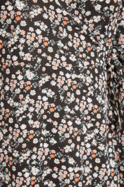 YOURS LONDON Curve Black Floral Print Midaxi Wrap Dress -JOICY Clothing Shop 5255dbe0 b3cf 42 161190 Z