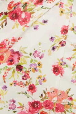 YOURS PETITE Curve White Floral Wrap Midi Dress -JOICY Clothing Shop 540d436f b764 43 174482 Z