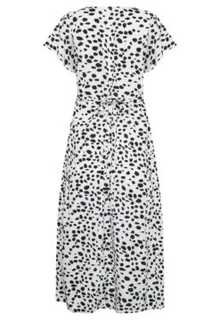 YOURS PETITE Curve White Dalmatian Print Midi Tea Dress -JOICY Clothing Shop 54299a5c 798a 4e 174504 Y