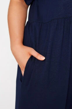LIMITED COLLECTION Curve Navy Throw On Maxi Dress -JOICY Clothing Shop 55015202 ec2b 4c 214197 D