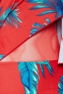 YOURS Curve Red Palm Leaf Plunge Tummy Control Swim Dress -JOICY Clothing Shop 5529b7bc 8f03 43 150269 Z