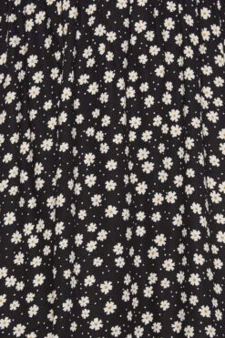 YOURS Curve Black Daisy Print High Low Wrap Dress -JOICY Clothing Shop 5719ad5e f2a2 43 137469 Z