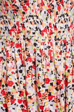 YOURS Curve Red Floral Bardot Maxi Dress -JOICY Clothing Shop 5804f551 0cc2 4e 137095 Z