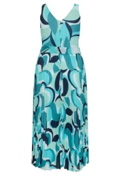 YOURS LONDON Curve Blue Abstract Print Pleated Maxi Dress 11 YOURS LONDON Curve Blue Abstract Print Pleated Maxi Dress -JOICY Clothing Shop 58096cc0 eea8 4b 162057 Y