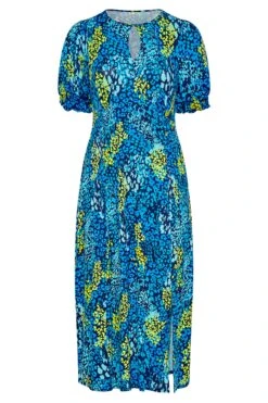 YOURS LONDON Curve Blue Animal Print Keyhole Maxi Dress 10 YOURS LONDON Curve Blue Animal Print Keyhole Maxi Dress -JOICY Clothing Shop 5a4c88ac 87d0 47 161591 X