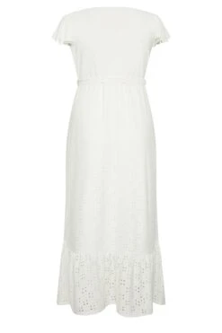 YOURS Curve White Broderie Anglaise Maxi Dress -JOICY Clothing Shop 5aeb3ba8 1af6 4c 137538 Y
