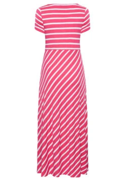 YOURS Curve Pink Stripe Swing Maxi Dress 11 YOURS Curve Pink Stripe Swing Maxi Dress -JOICY Clothing Shop 5be801e1 31b4 44 301018 Y