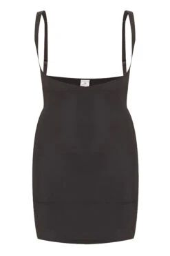 YOURS Curve Black Seamless Control Underbra Slip Dress