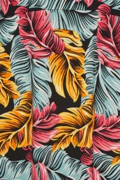 YOURS Curve Black Tropical Leaf Print Wrap Maxi Dress 9 YOURS Curve Black Tropical Leaf Print Wrap Maxi Dress -JOICY Clothing Shop 5d8cc847 6311 4f 301902 Z