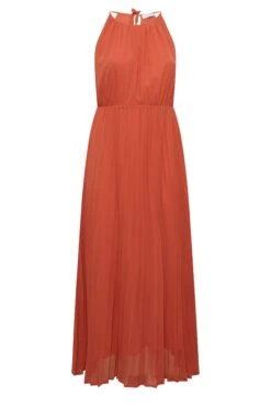 YOURS LONDON Curve Orange Pleated Maxi Dress -JOICY Clothing Shop 5e2b47de 67a2 46 161885 X