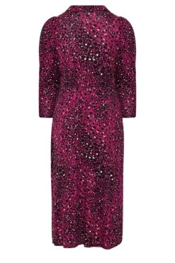 YOURS LONDON Curve Pink Animal Print Shirred Waist Dress -JOICY Clothing Shop 5e5191ba 4747 47 161940 Y