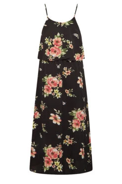 YOURS LONDON Curve Black Floral Overlay Maxi Dress -JOICY Clothing Shop 61e02807 eb02 43 161942 Y